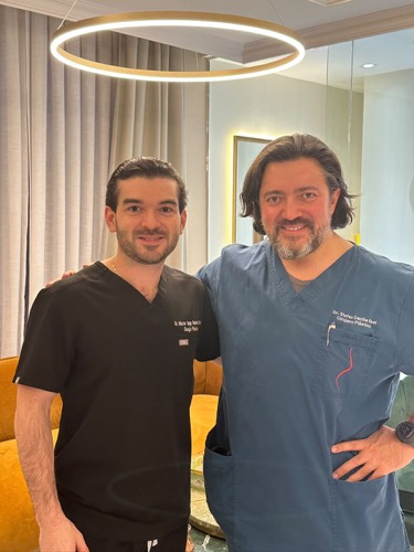 Dr. Romero con el Dr. Steffan Danila en Chile